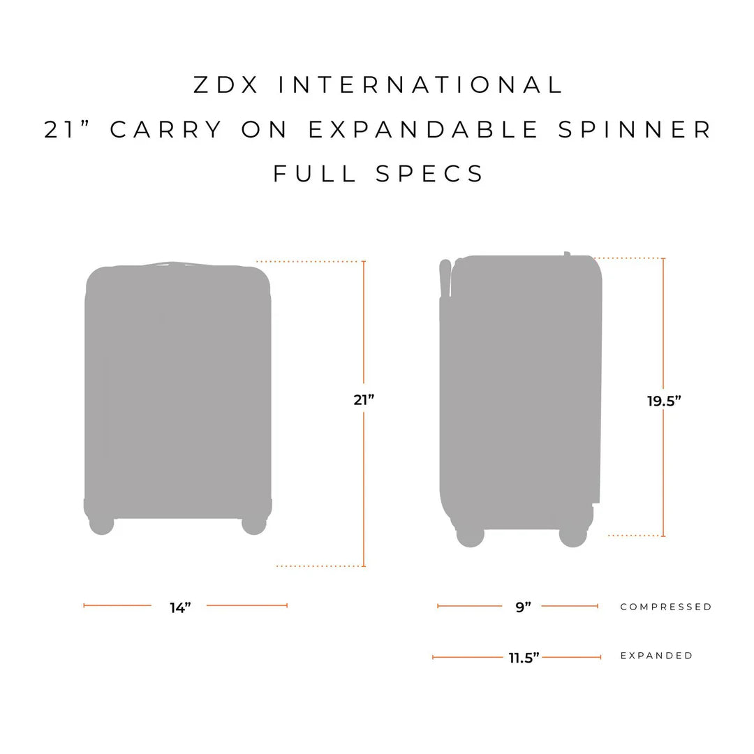 Briggs & Riley ZDX International 21" Carry-On Expandable Spinner