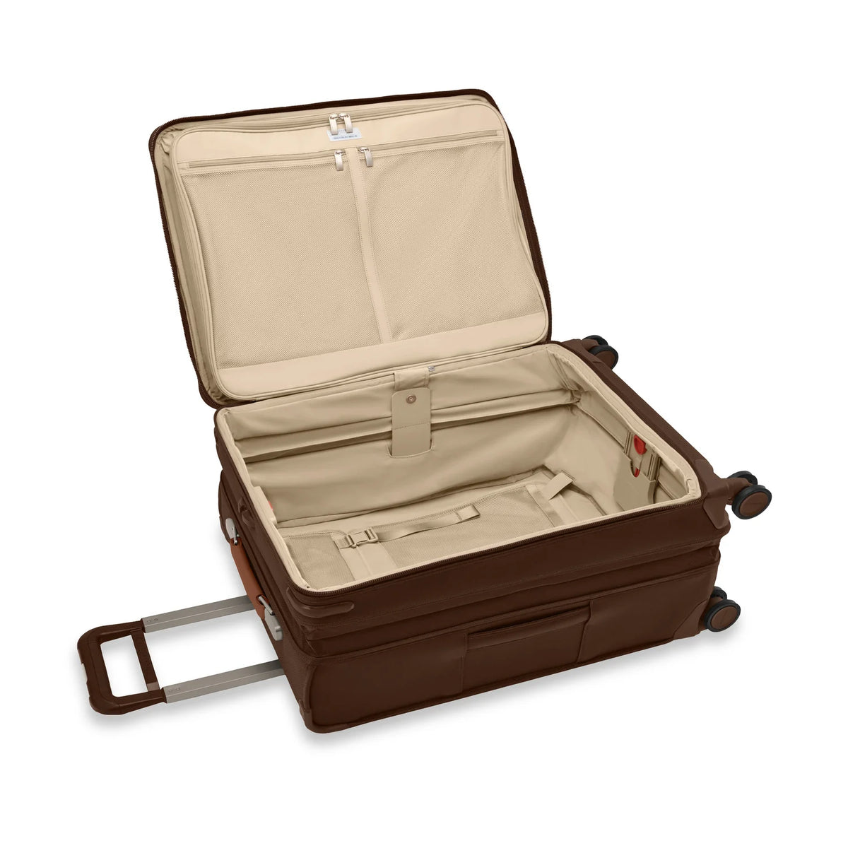 Limited-Edition Chocolate Briggs & Riley Baseline Compact 24" Checked Expandable Spinner