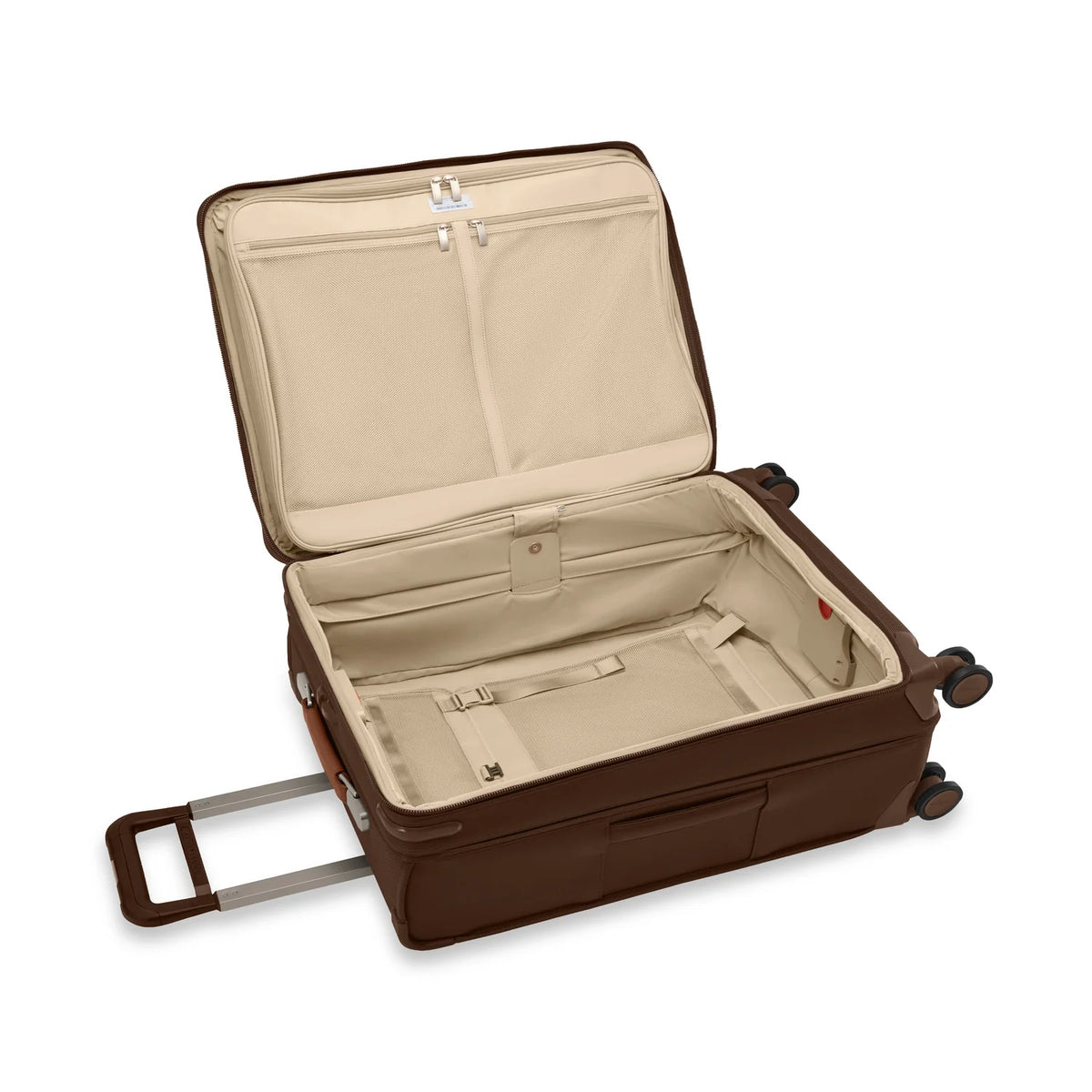 Limited-Edition Chocolate Briggs & Riley Baseline Compact 24" Checked Expandable Spinner