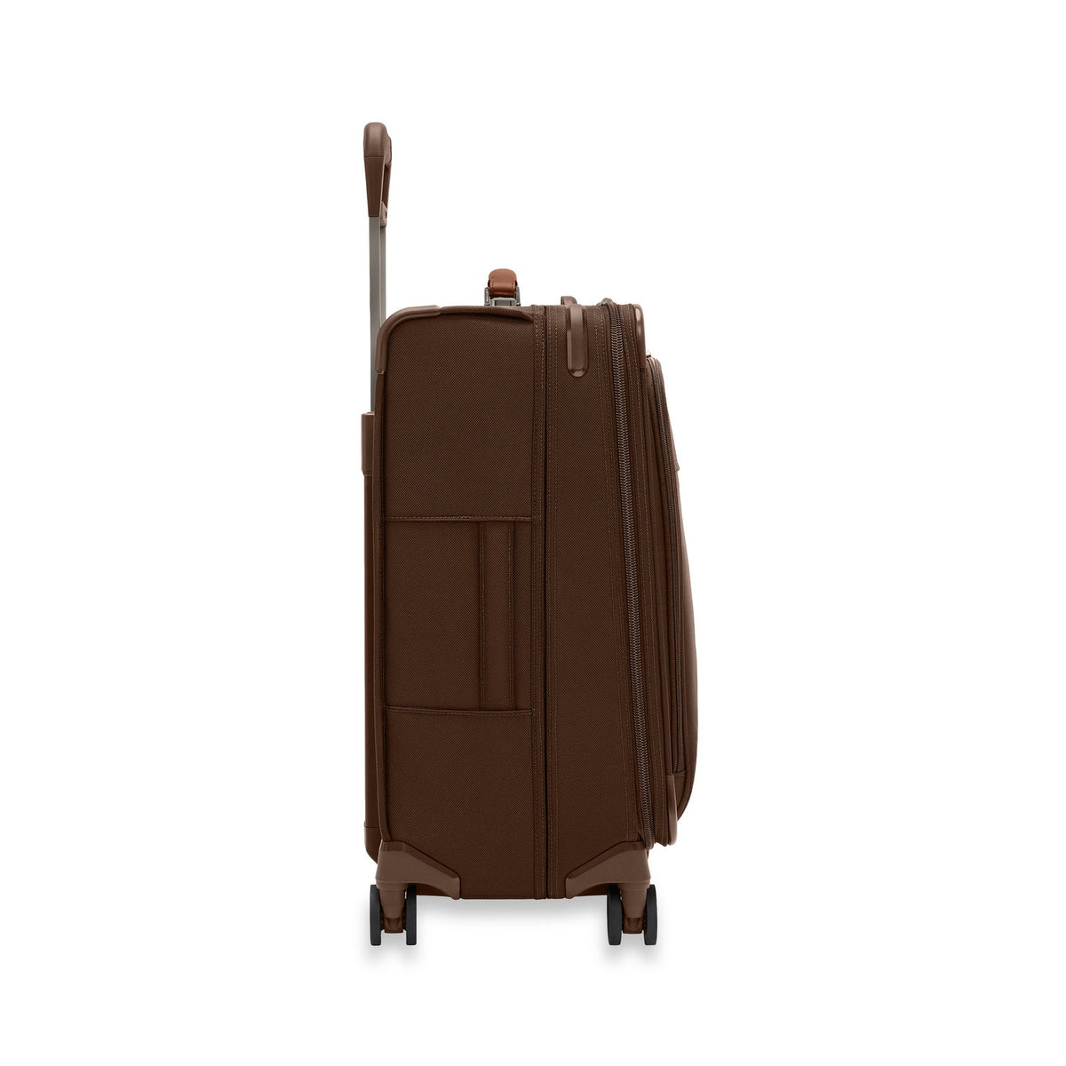 Limited-Edition Chocolate Briggs & Riley Baseline Compact 24" Checked Expandable Spinner